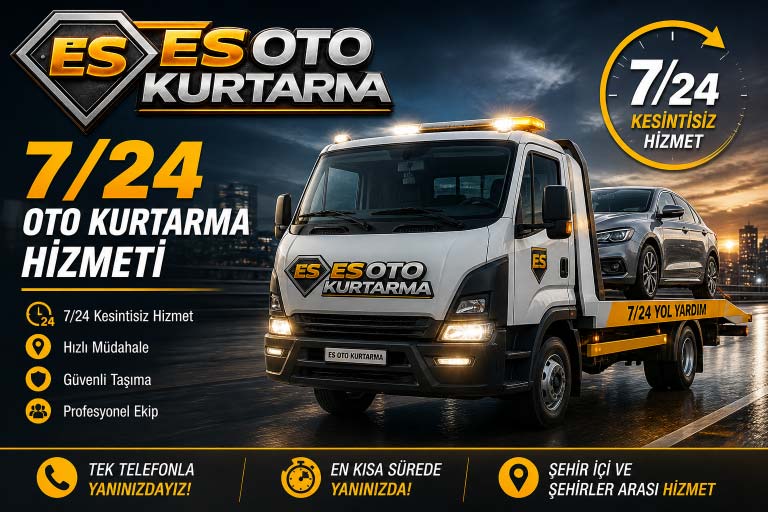 7/24 Oto Kurtarma Hizmeti